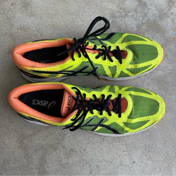 Asics Gel DS Trainer 21 Shoes Mens Size 14 Yellow Running Shoes Sneakers T624N - Picture 2 of 13